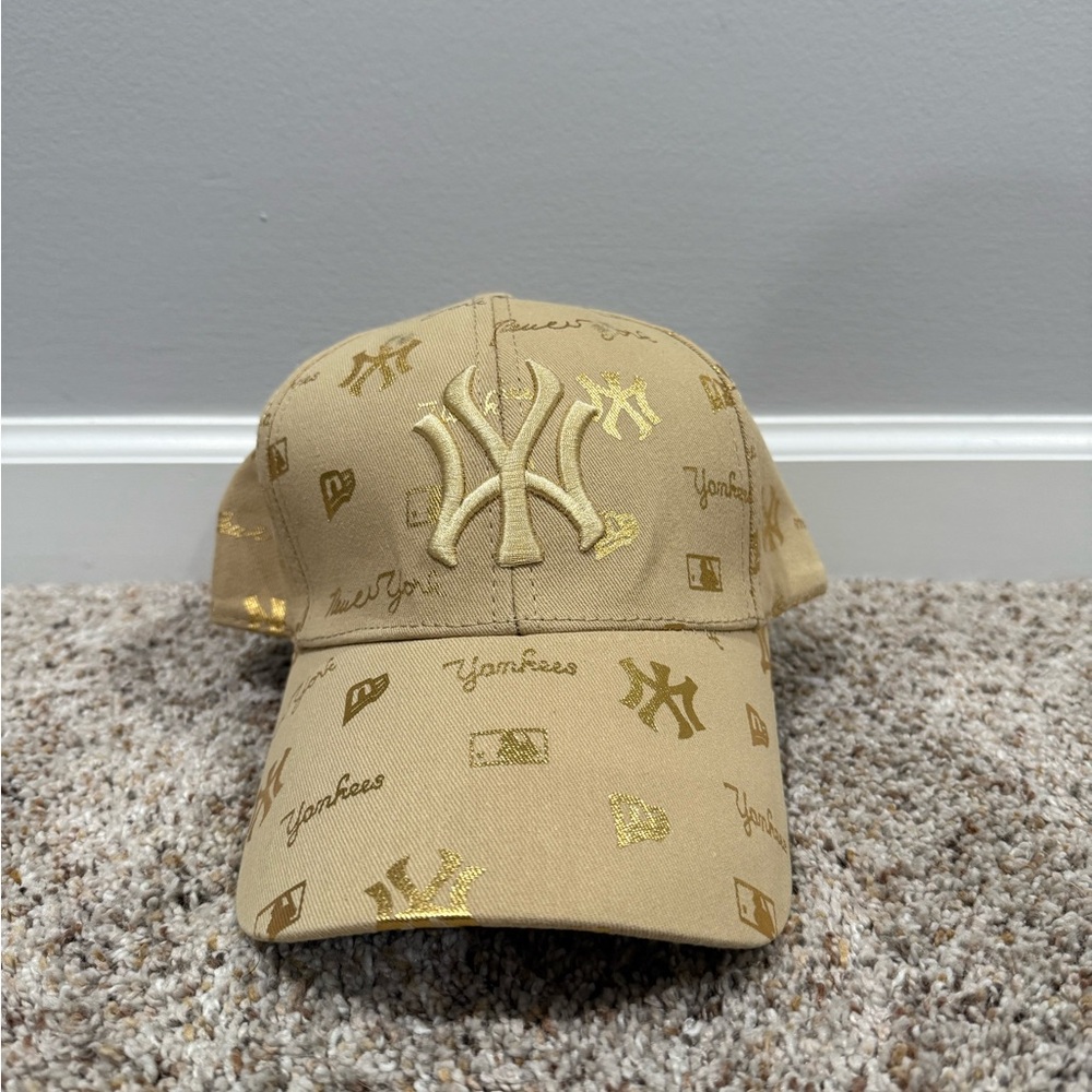 MLB Tan and Gold Women's Cap